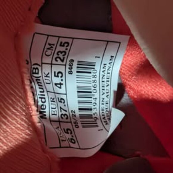 New Women's Hyperion Tempo Hot Coral/Flan/Fusion Coral Sz. 6.5 - Picture 6 of 6